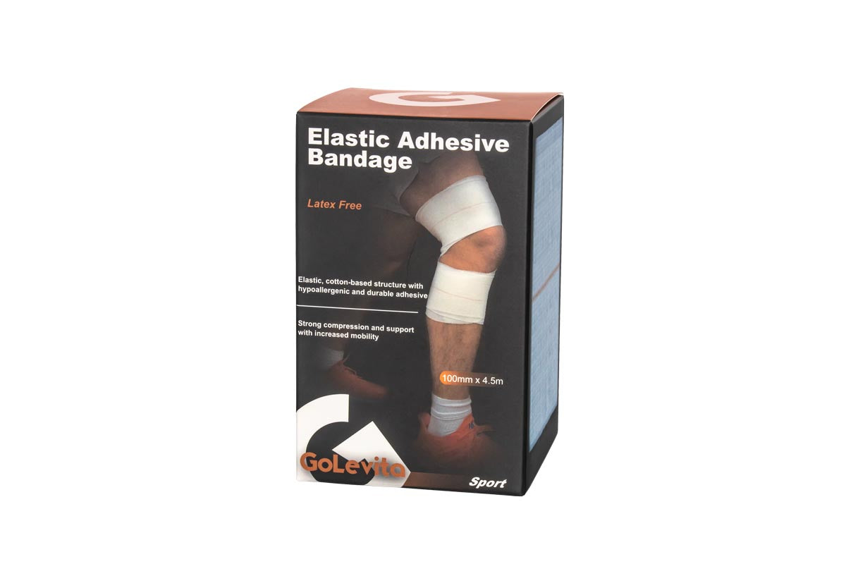 Elastic Adhesive Bandage Hypoallergenic 100mm x 4.5m | GoLevita