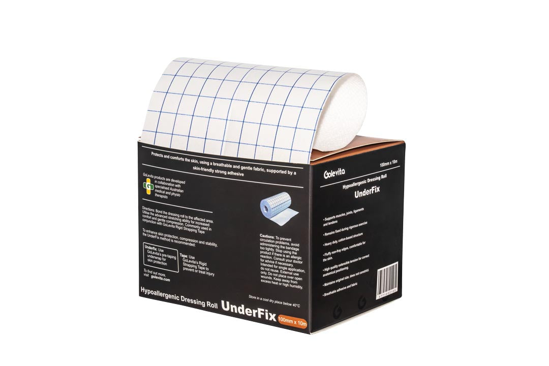 Dressing Roll Hypoallergenic 100mm x 10m | GoLevita UnderFix