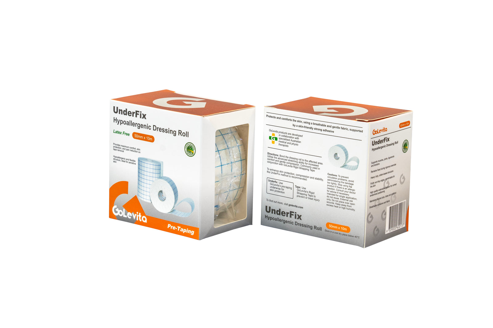 Dressing Roll Hypoallergenic 50mm x 10m | GoLevita UnderFix