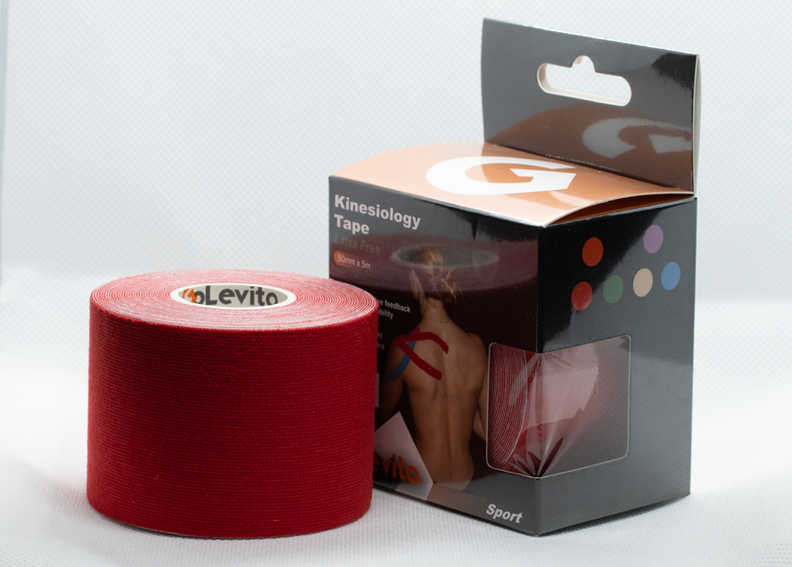 Red Box Kinesiology Tape Hypoallergenic | GoLevita