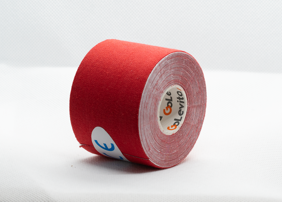 Red Kinesiology Tape Hypoallergenic | GoLevita