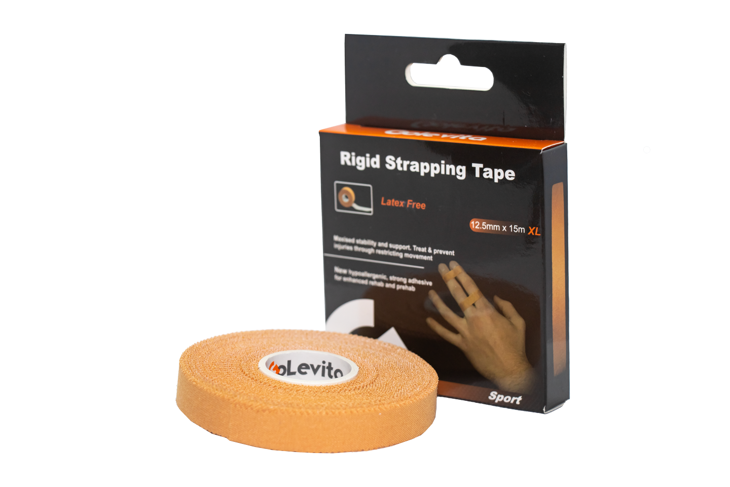 Rigid Strapping Tape Hypoallergenic 12.5mm x 15m | GoLevita