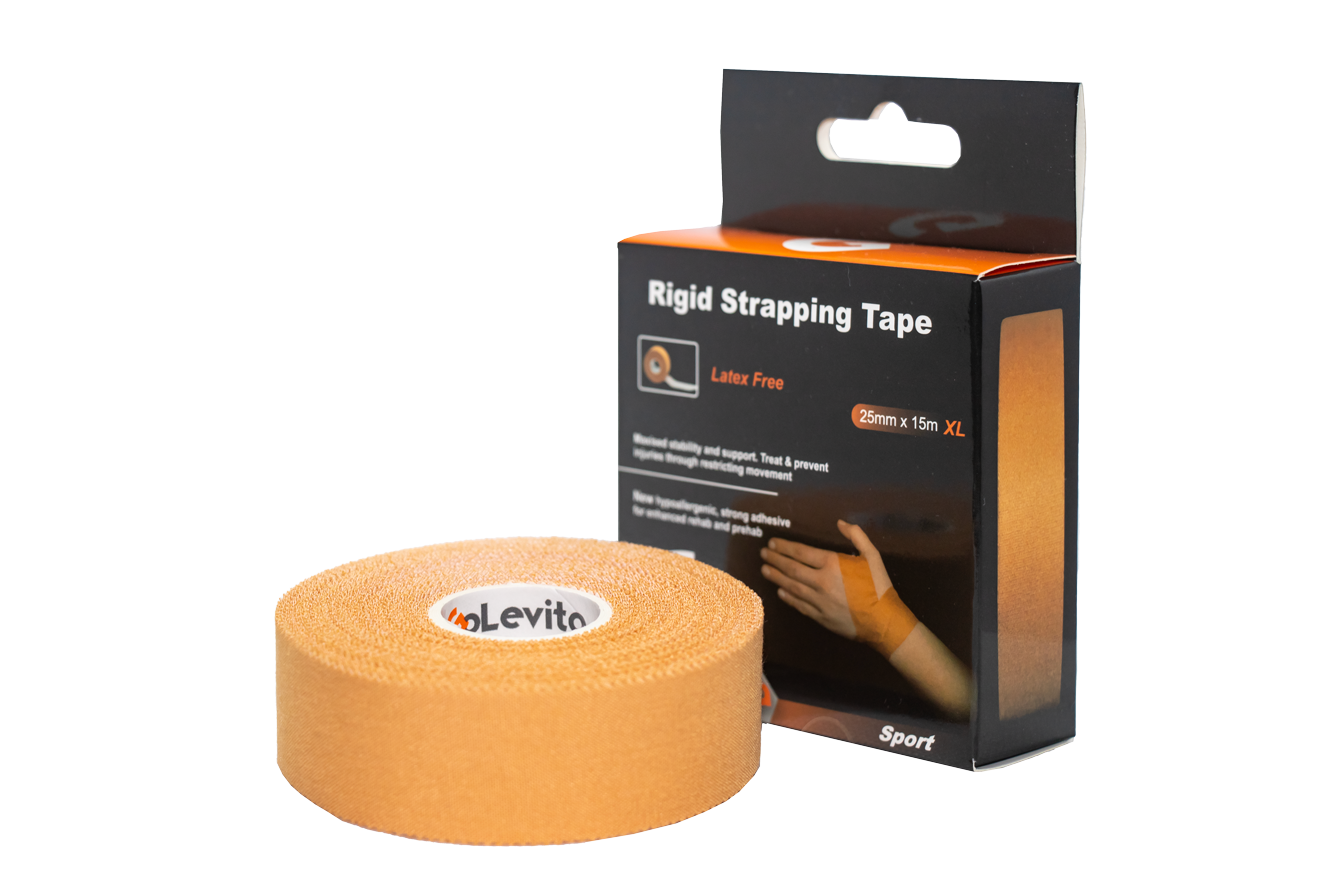 Rigid Strapping Tape Hypoallergenic 25mm x 15m | GoLevita
