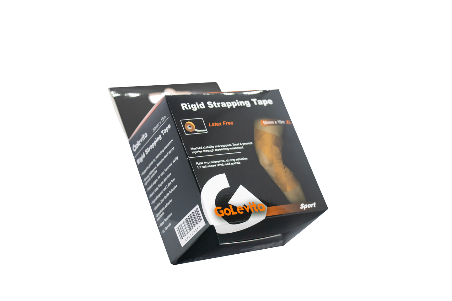 Rigid Strapping Tape Hypoallergenic 50mm x 15m | GoLevita