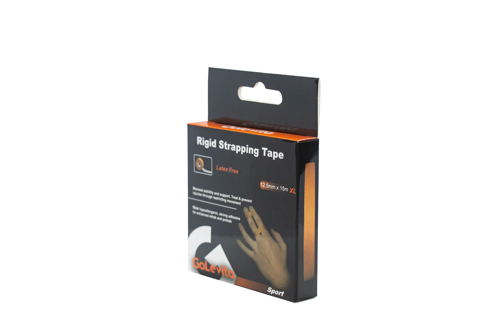 Rigid Strapping Tape Hypoallergenic 12.5mm x 15m | GoLevita