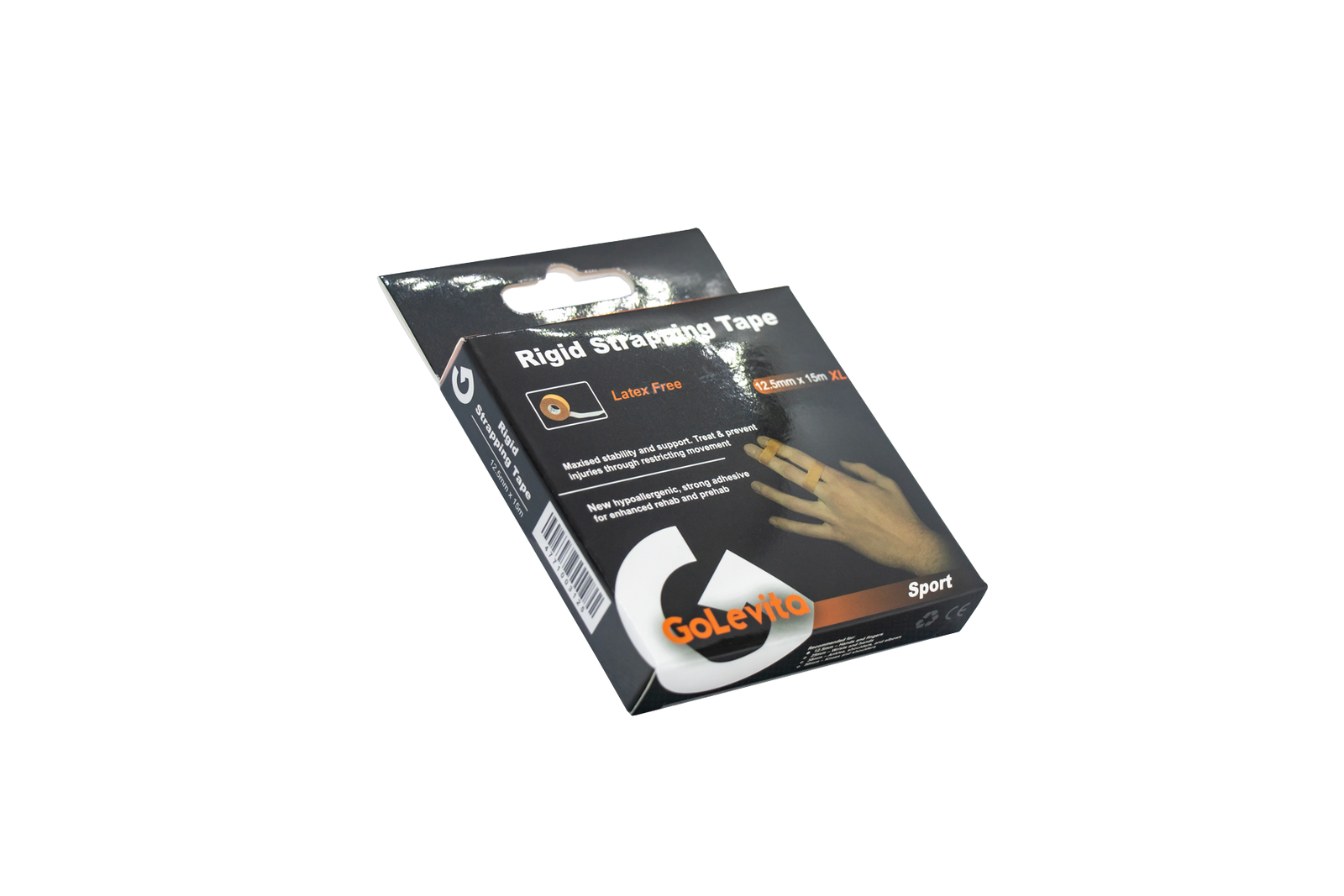 Rigid Strapping Tape Hypoallergenic 12.5mm x 15m | GoLevita