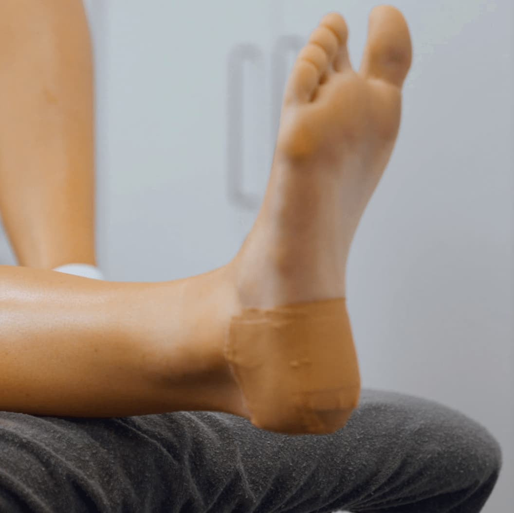 Heel Lock Taping Reducing Nerve Pain