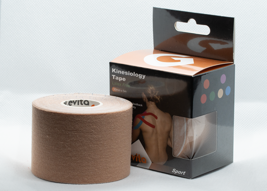 Beige Box Kinesiology Tape Hypoallergenic | GoLevita