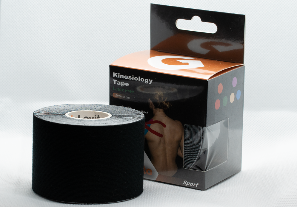 Black Box Kinesiology Tape Hypoallergenic | GoLevita