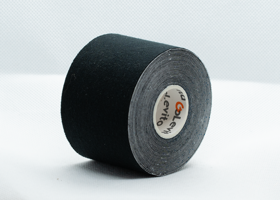 Black Kinesiology Tape Hypoallergenic | GoLevita