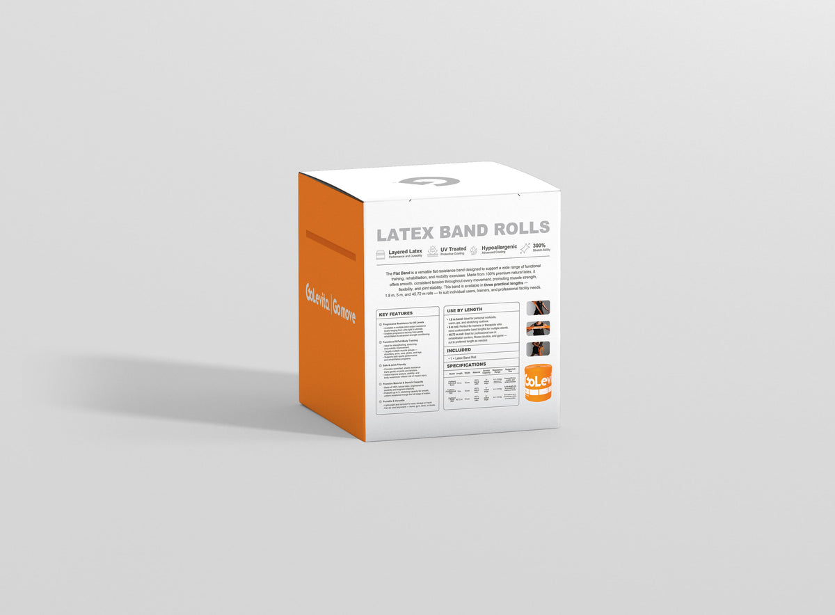 Bulk Flat Resistance Band Roll 45m