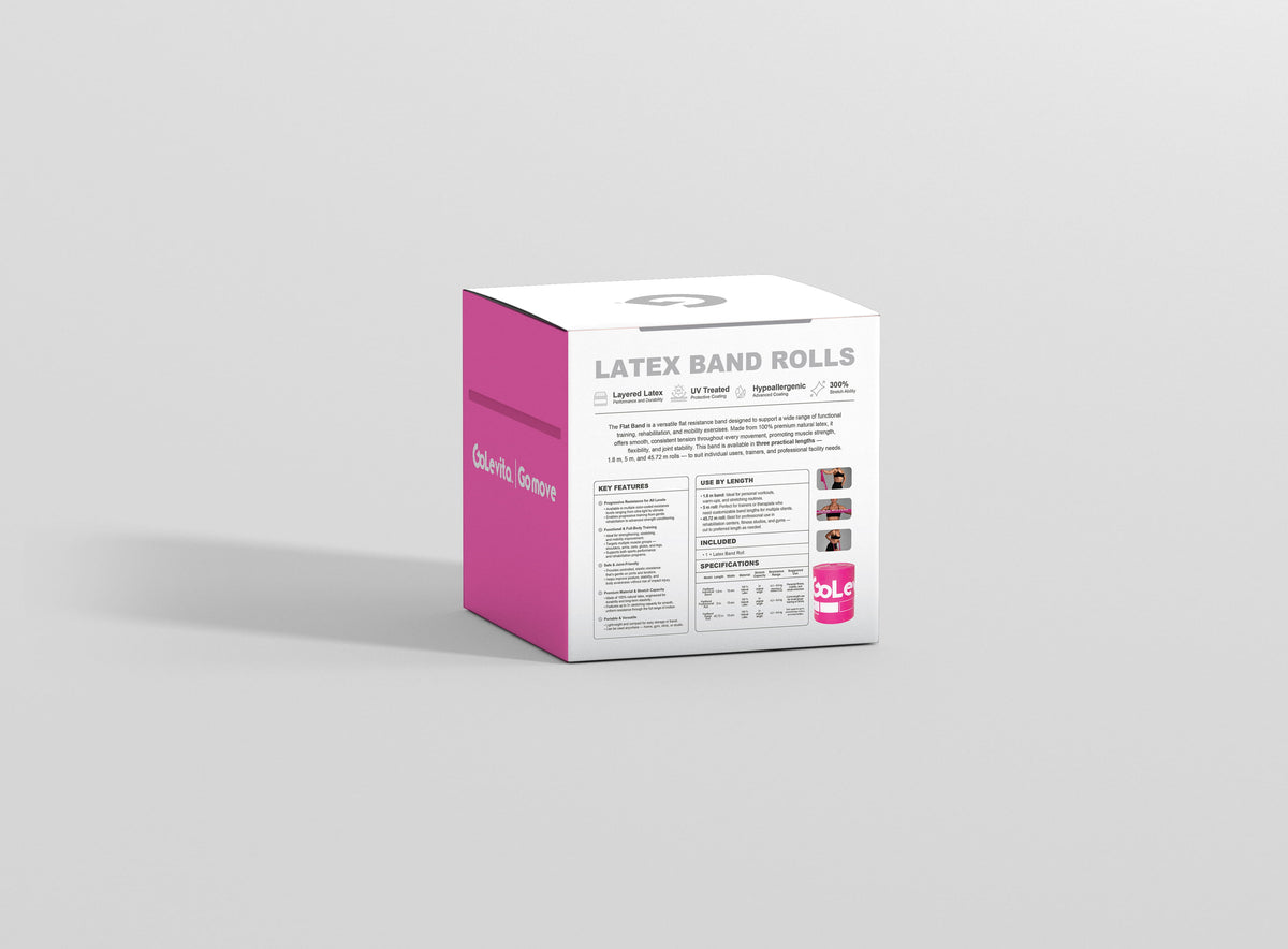 Bulk Flat Resistance Band Roll 45m