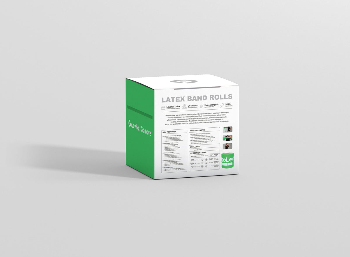 Bulk Flat Resistance Band Roll 45m