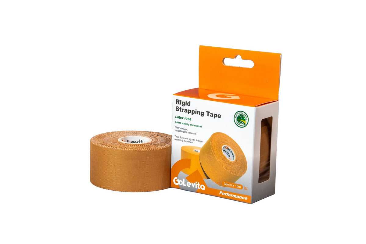 Rigid Strapping Tape Hypoallergenic 38mm x 15m | GoLevita