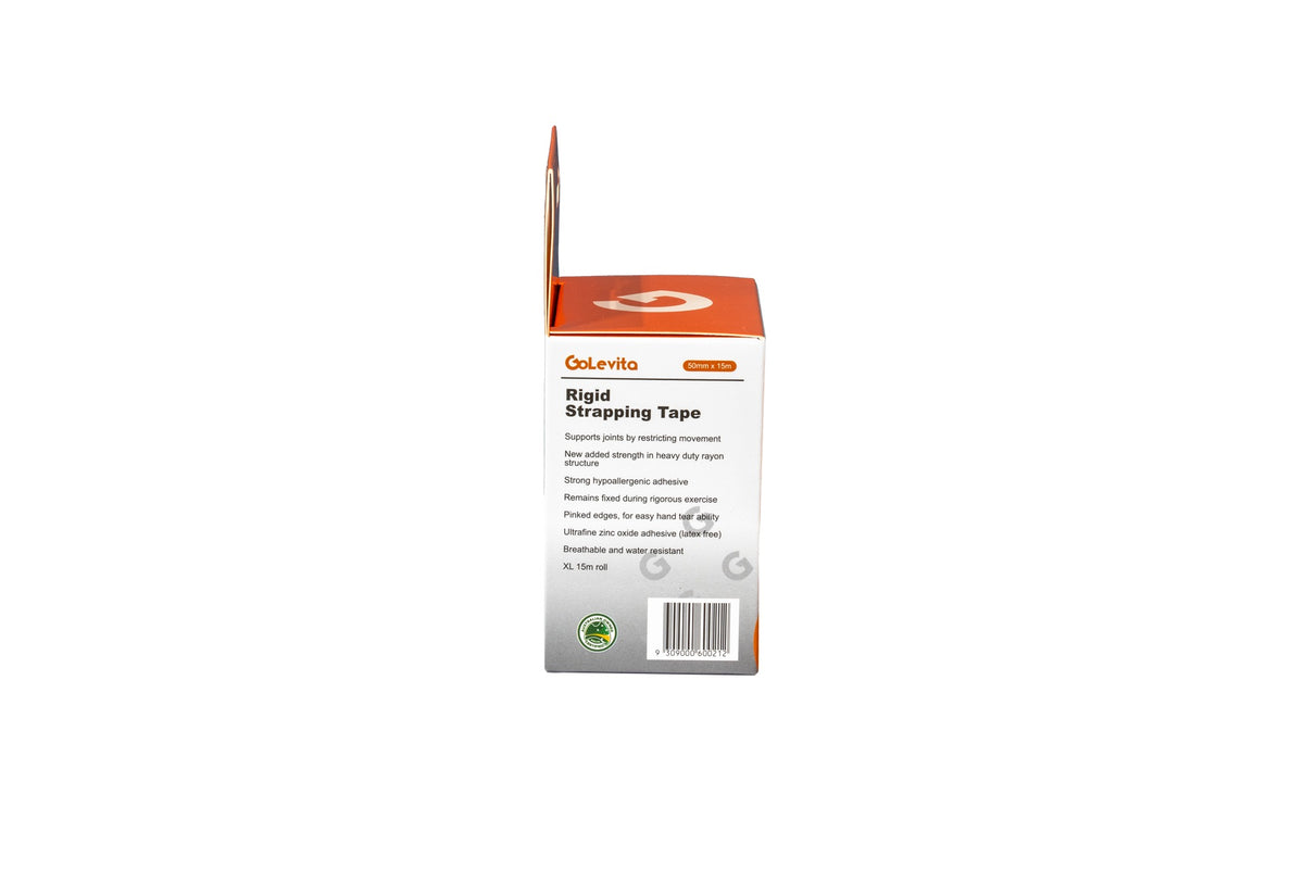 Rigid Strapping Tape Hypoallergenic 50mm x 15m | GoLevita