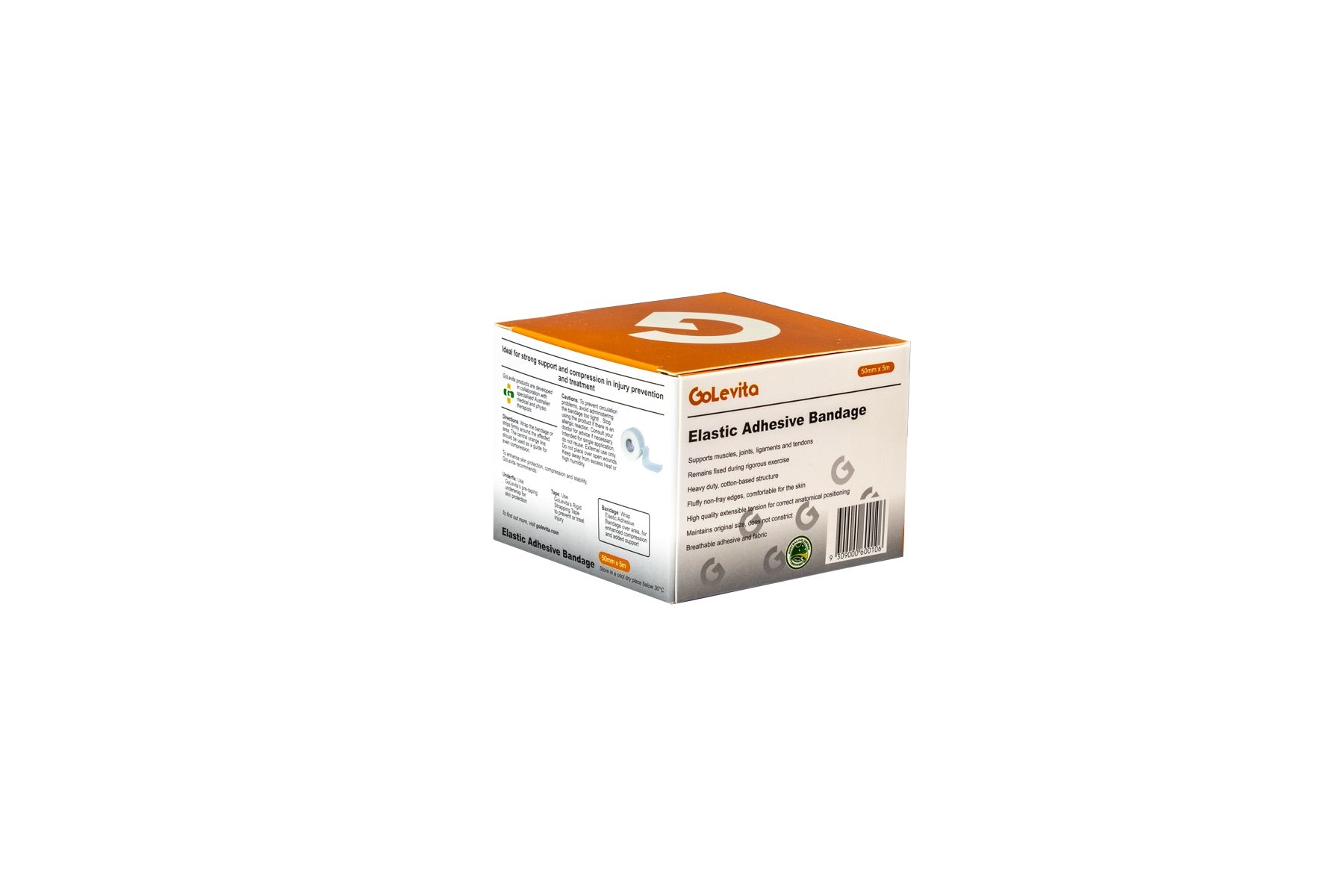 Elastic Adhesive Bandage 50mm x 5.0m | GoLevita