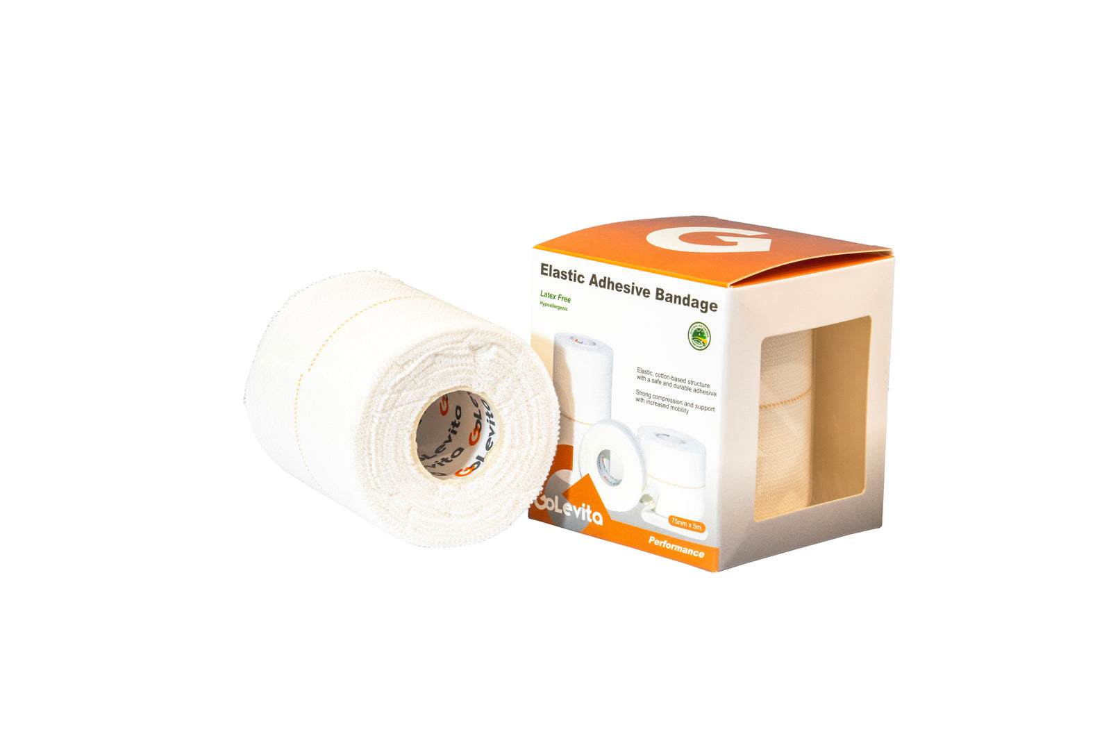 Elastic Adhesive Bandage Hypoallergenic 75mm x 5.0m | GoLevita