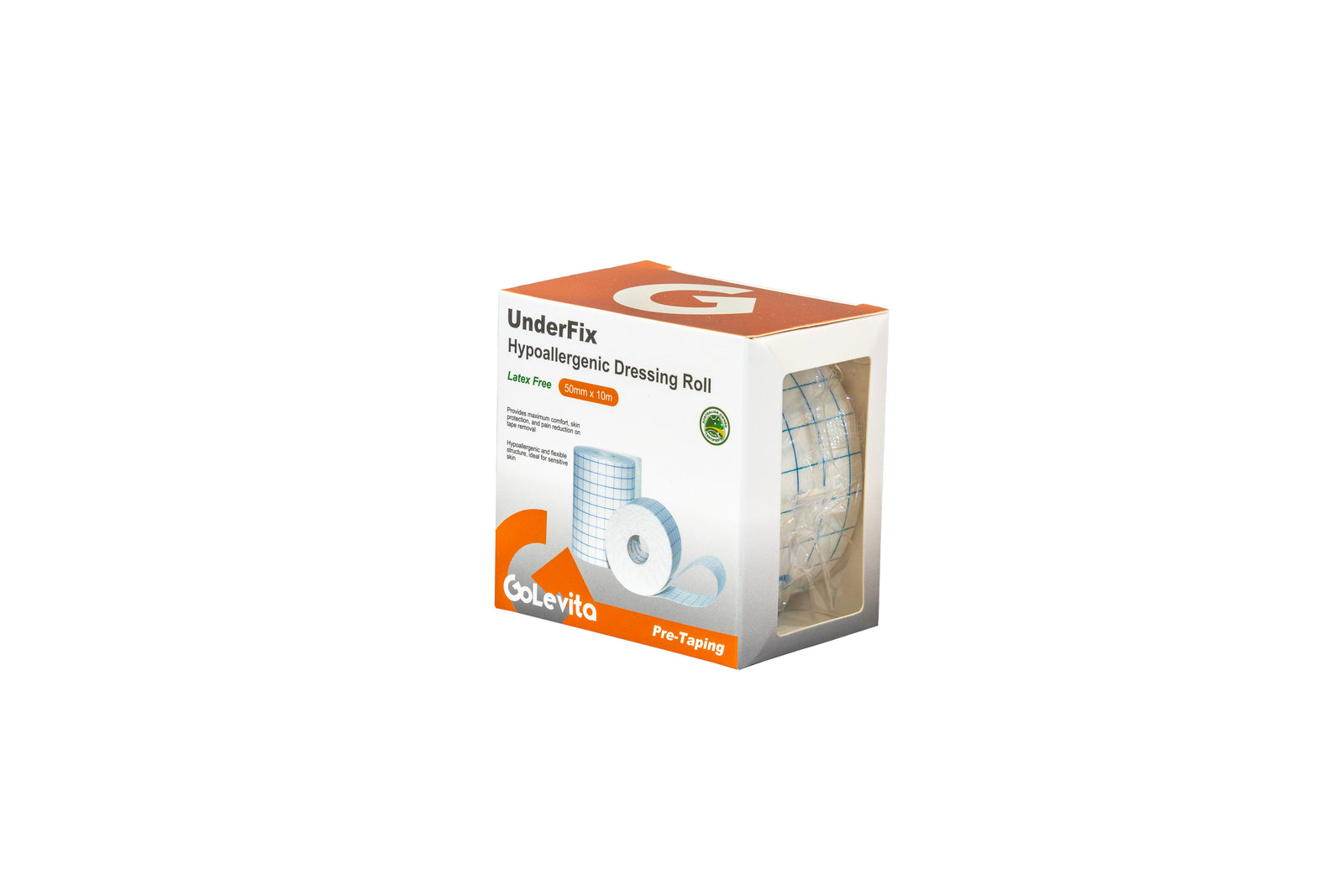Dressing Roll Hypoallergenic 50mm x 10m | GoLevita UnderFix