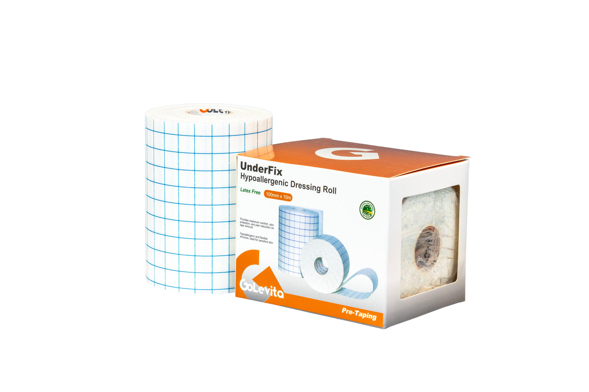 Dressing Roll Hypoallergenic 100mm x 10m | GoLevita UnderFix