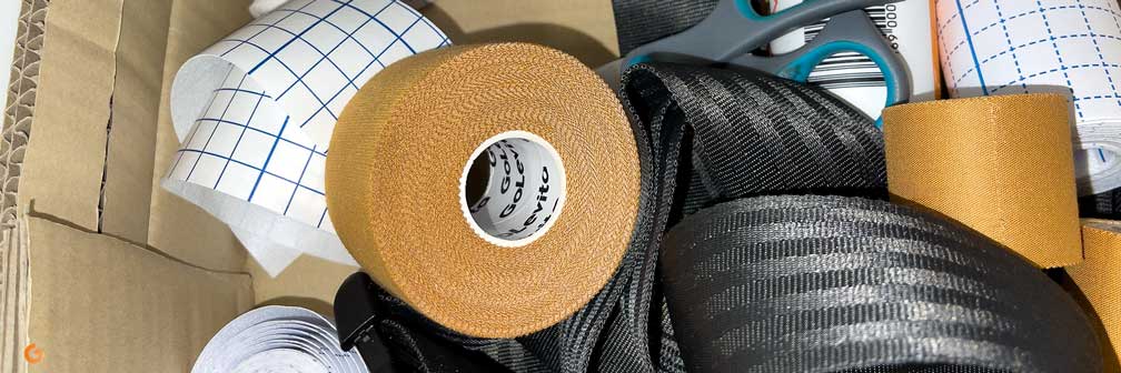 GoLevita Rigid Strapping Tape and under tape