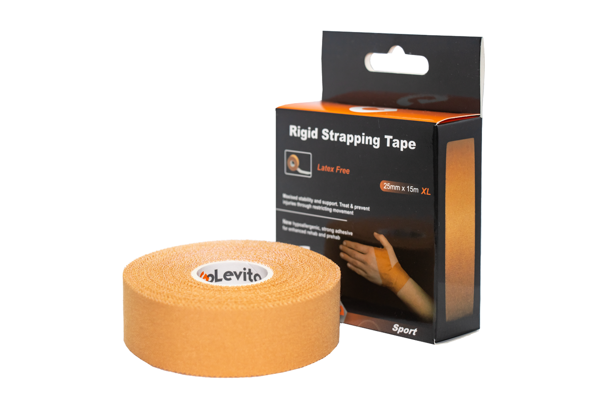 Rigid Strapping Tape Hypoallergenic 25mm x 15m | GoLevita