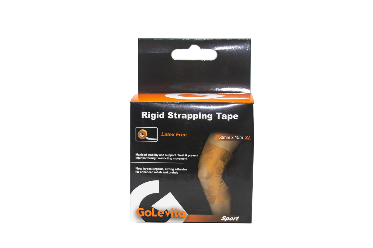 Rigid Strapping Tape Hypoallergenic 50mm x 15m | GoLevita