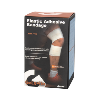 Box of GoLevita Elastic Adhesive Bandage 100mm x 4.5m