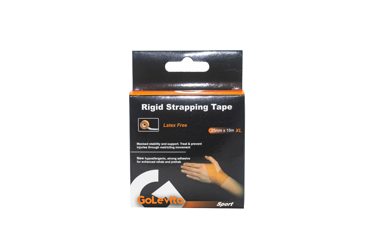 Rigid Strapping Tape Hypoallergenic 25mm x 15m | GoLevita