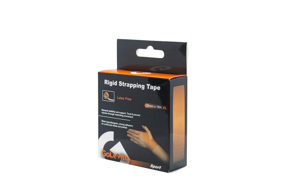 Rigid Strapping Tape Hypoallergenic 25mm x 15m | GoLevita
