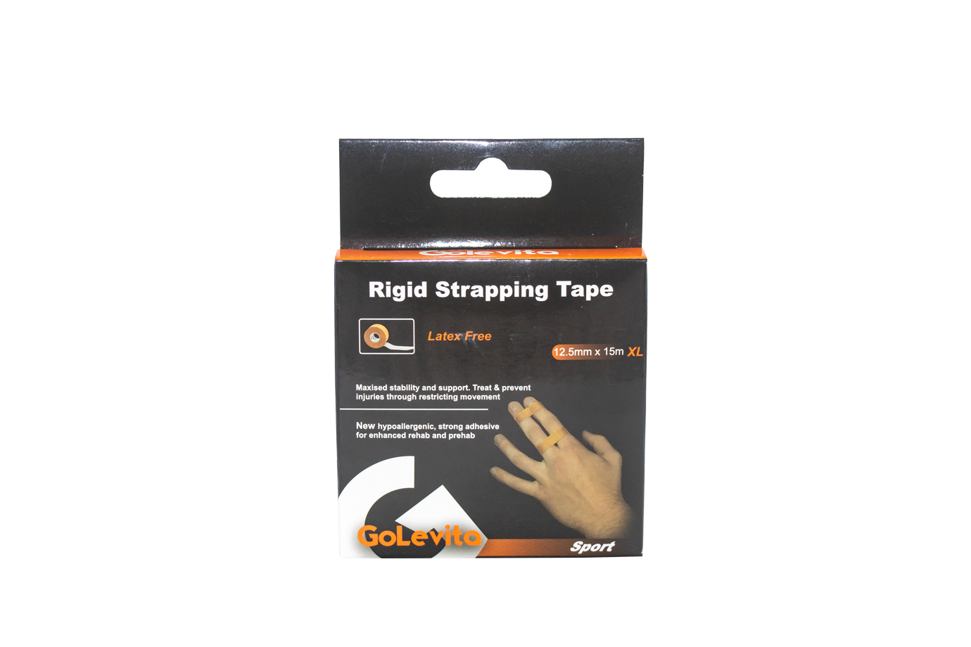 Rigid Strapping Tape Hypoallergenic 12.5mm x 15m | GoLevita