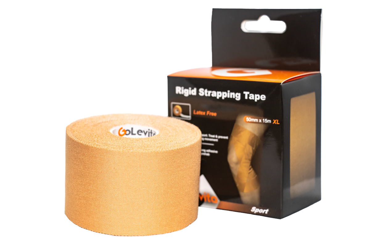 Rigid Strapping Tape Hypoallergenic 50mm x 15m | GoLevita