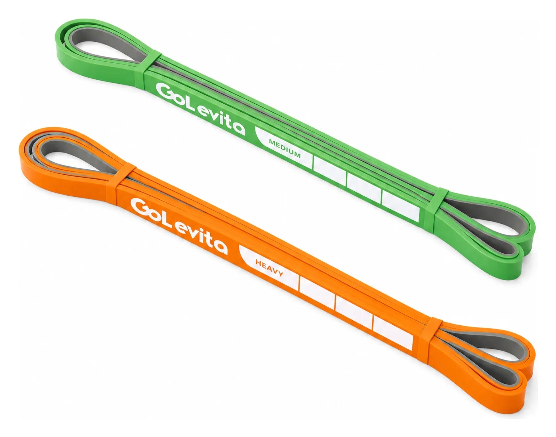 GoLevita resistance bands, medium and heavy